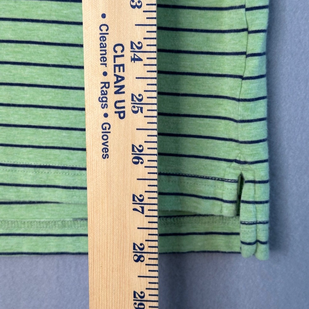 The Black Dog Striped Polo Shirt Mens XL Short Sleeve Green Golf Casual - Picture 8 of 11